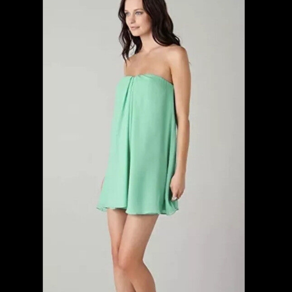 Elizabeth & James Clara Dress in Nude Mint NWT 6